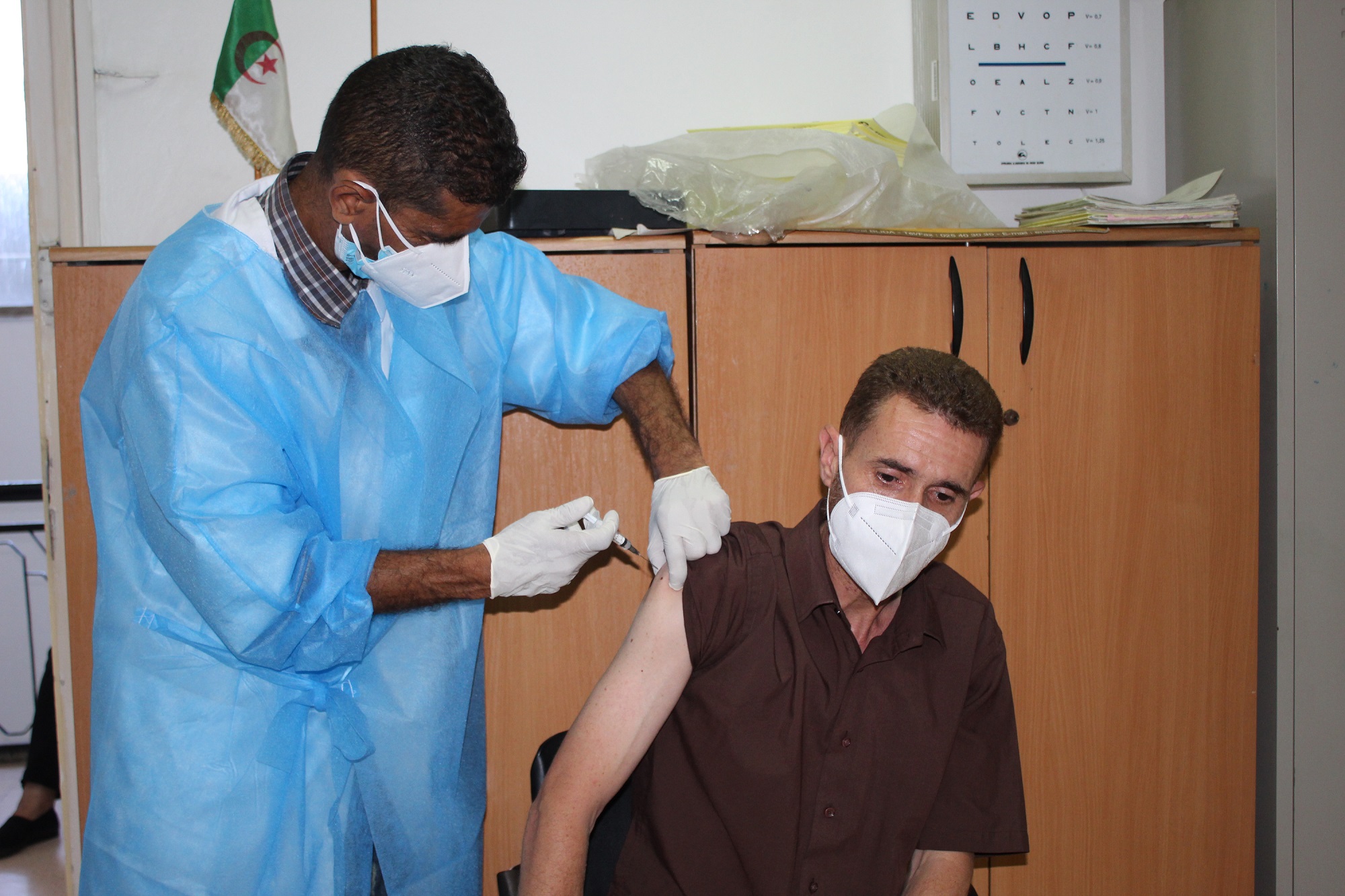  Covid-19 : lancement d'une campagne de vaccination au niveau de la gare routière Kherrouba Alger 
